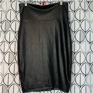SPANX Faux Leather Skirt